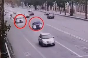 Toy karvanında maşını tərsinə sürdü - Polisdən xəbərdarlıq