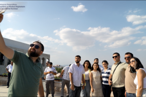 Xocalı və Xankəndi şəhərlərinə infotur təşkil edildi - VİDEO