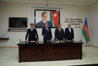 Niyazi Bayramov Gəncə Tibb Kollecində sakinlərlə görüşdü - FOTOLAR