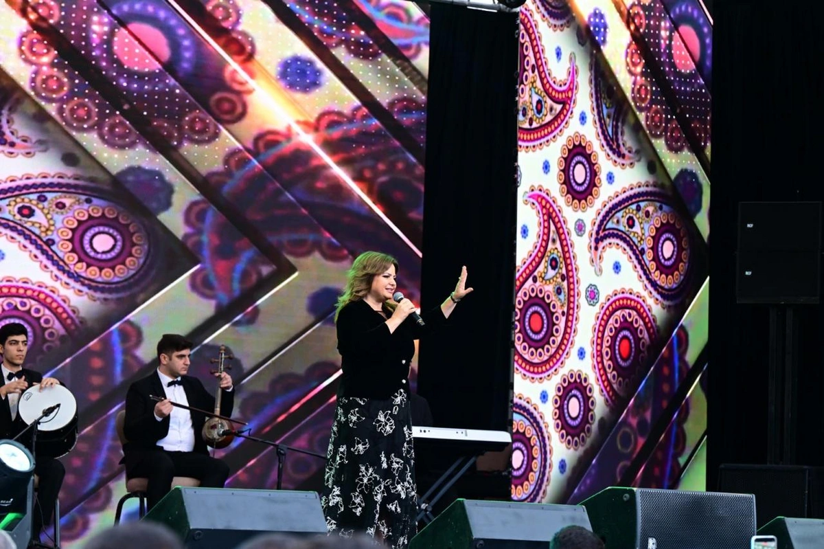 Xankəndidə atəşfəşanlıq oldu – FOTOLAR