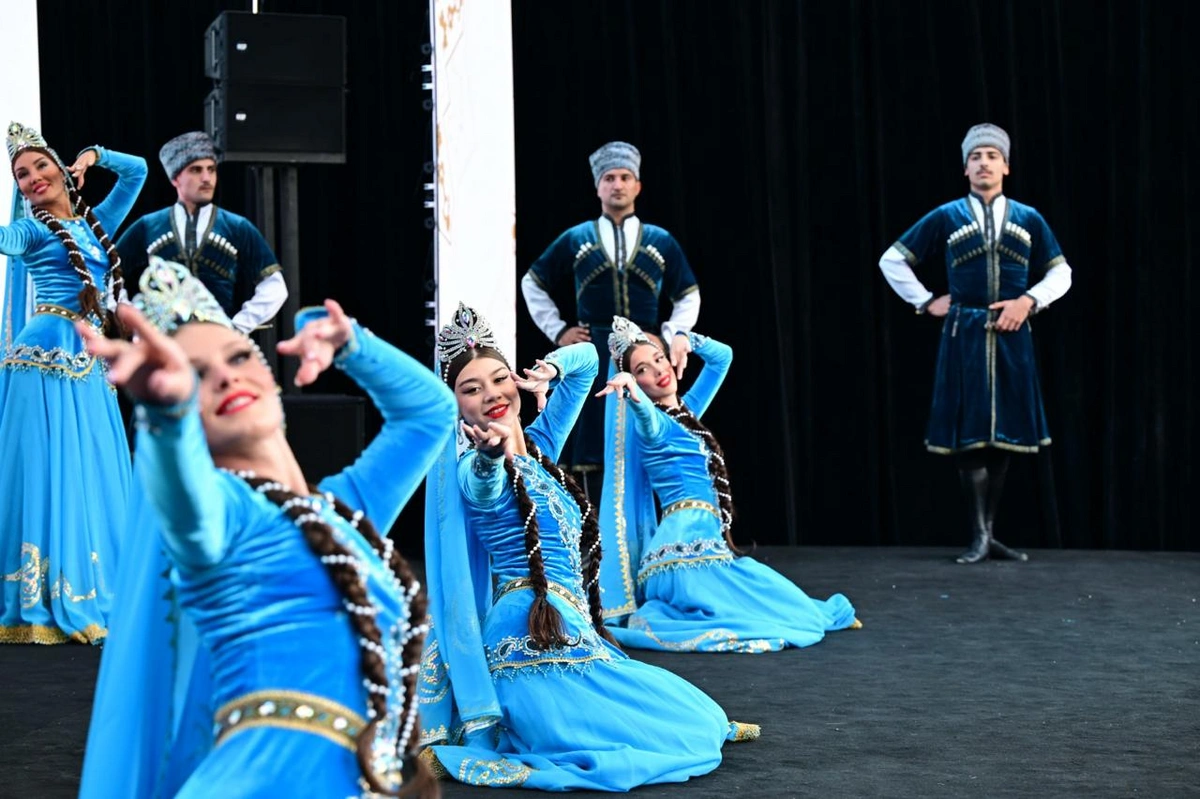 Xankəndidə atəşfəşanlıq oldu – FOTOLAR