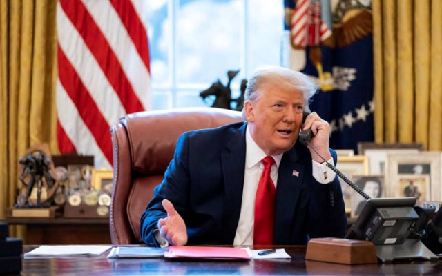 Tramp Tokayevlə “yaxşı söhbət” apardı