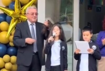 Sabiq nazirin Bakı məktəbində bu jesti maraq doğurdu - VİDEO
