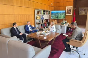 Azərbaycanın Mərakeşdəki səfiri bu ölkənin Milli Kitabxanasının direktoru ilə görüşdü