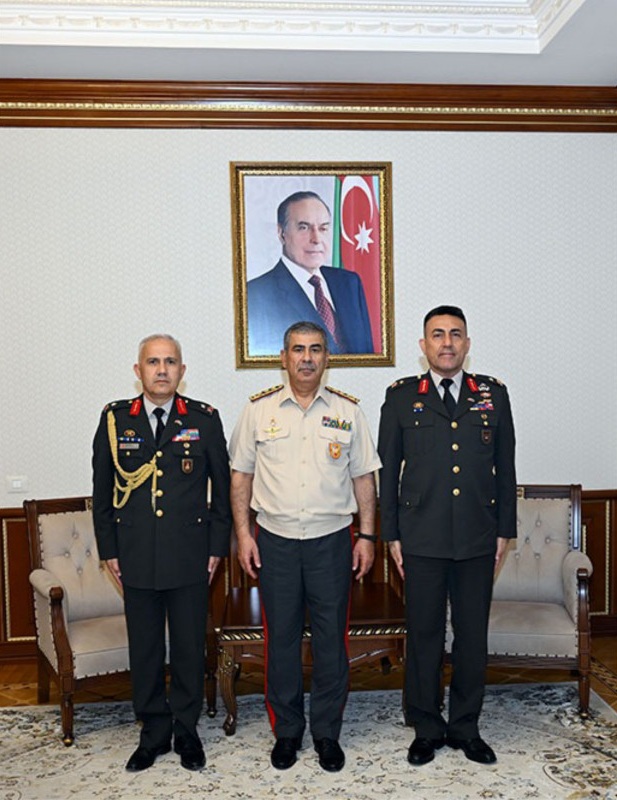 Zakir Həsənov türkiyəli generalla - FOTO