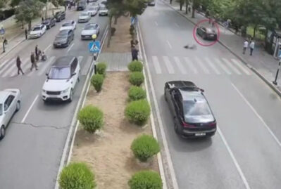 Bakıda dəhşətli qəza – ANBAAN VİDEO