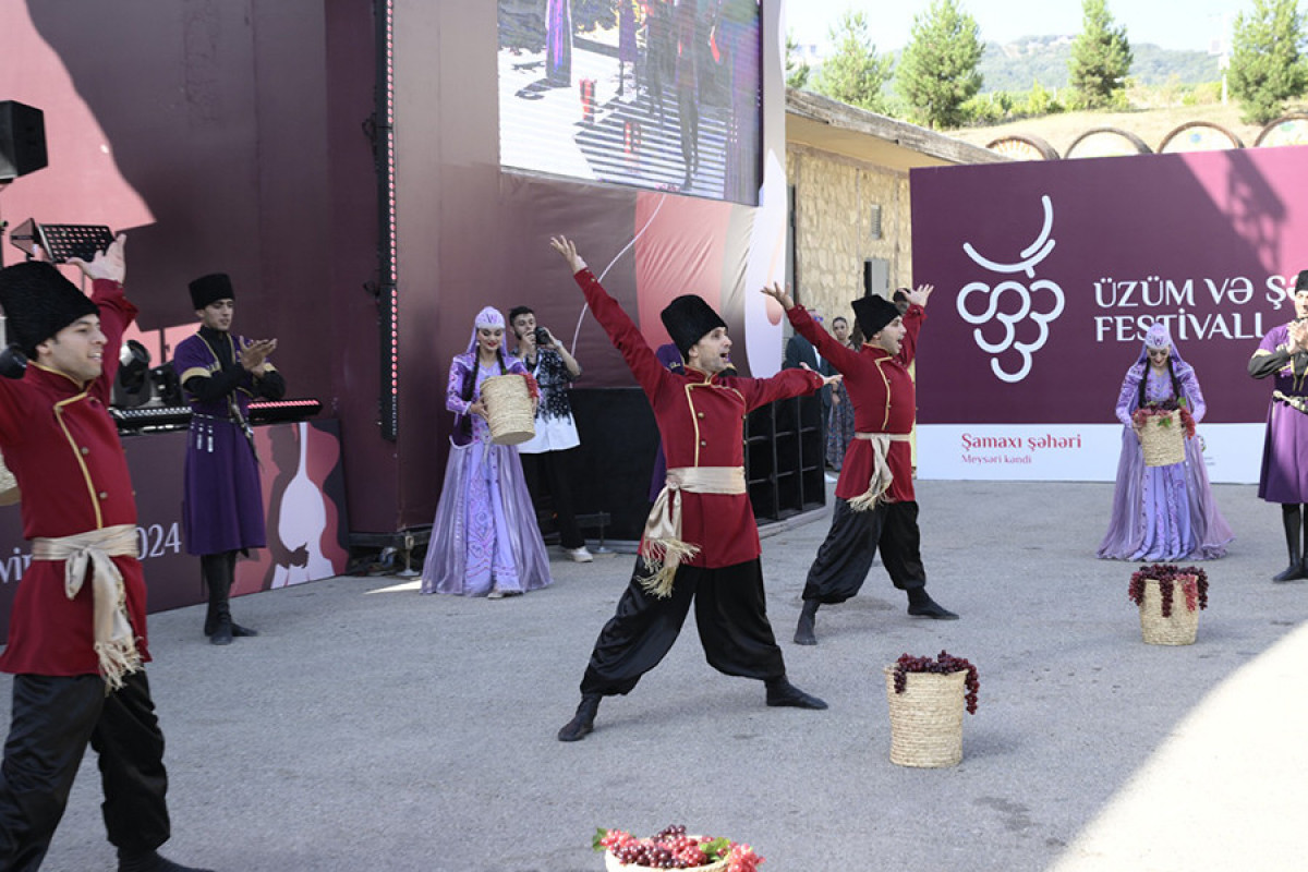 Şamaxıda növbəti Üzüm və Şərab Festivalının açılışı olub