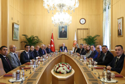 Numan Kurtulmuş Azərbaycan, Türkiyə və ŞKTC dostluq qrupu nümayəndələrini qəbul edib