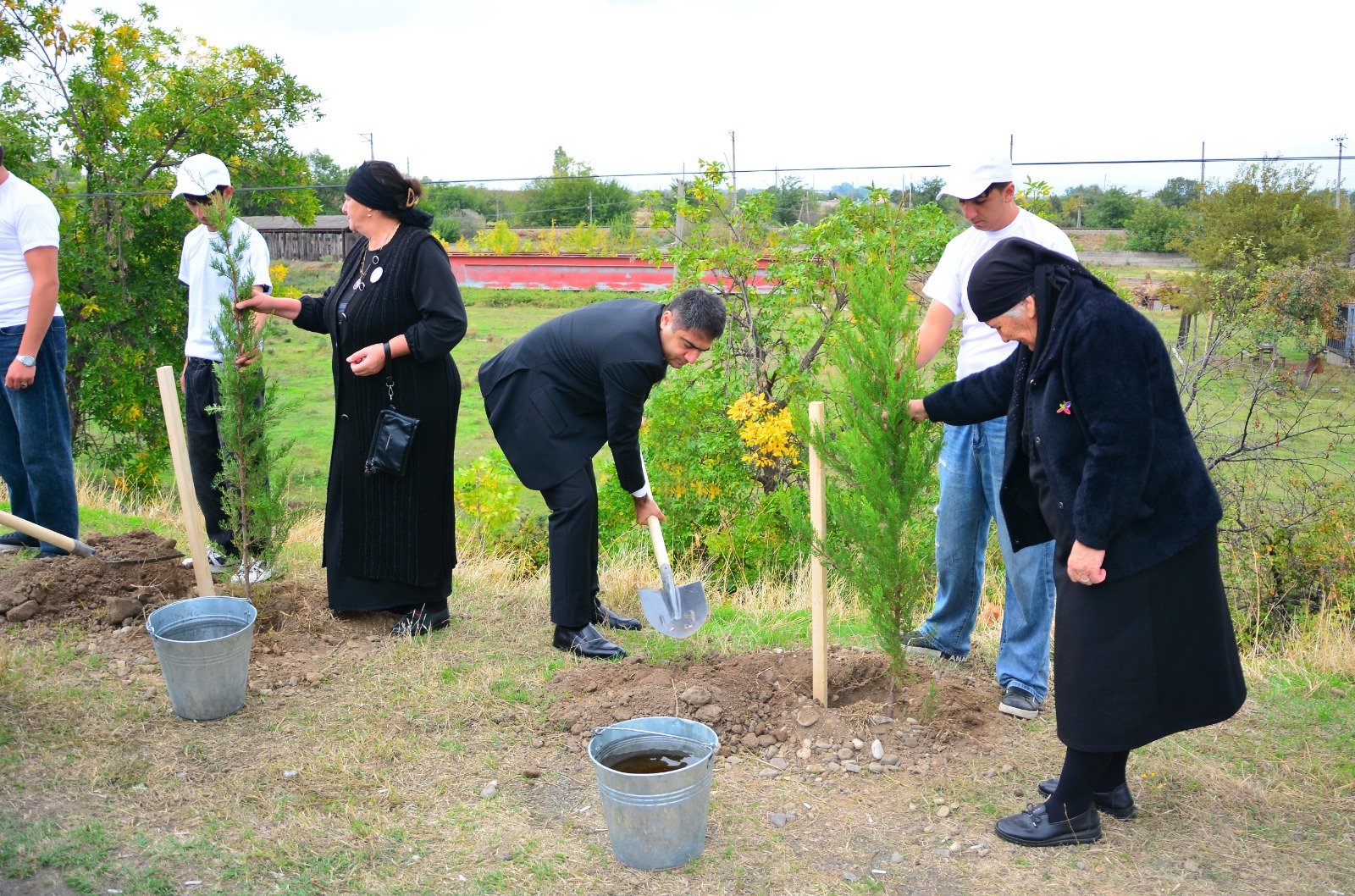 Anım Gününün beşinci ildönümü Ağstafada qeyd olundu - FOTOLAR 8 Anım Gününün beşinci ildönümü Ağstafada qeyd olundu - FOTOLAR