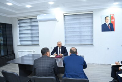 Vüqar Əhmədov Gəncədə vətəndaşları qəbul etdi - FOTO