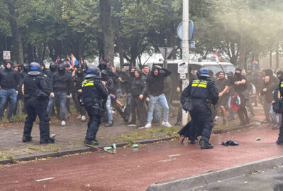 Niderlandda miqrantlar əleyhinə nümayiş toqquşmalarla nəticələnib