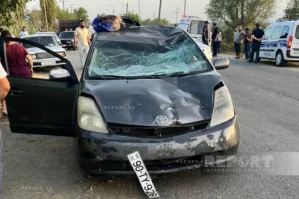 Lənkəranda bədbəxt hadisə: avtomobil velosipedçini öldürdü - FOTO