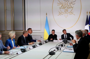 Paris görüşü sonrası Trampla liderlər arasında "gərgin dialoq"