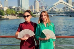 Arzu Əliyeva Tiencindən paylaşım etdi - FOTO