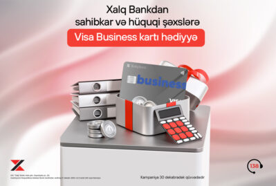 Sahibkar və hüquqi şəxslər üçün Visa Business kartı