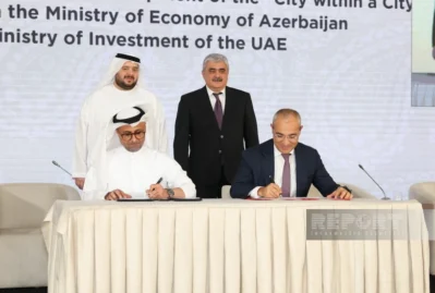 "Şəhər içində şəhər" konsepsiyası üzrə əməkdaşlıq... - FOTOLAR