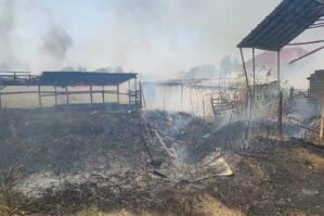 Beyləqanda yanğın törədən şəxs cərimələndi