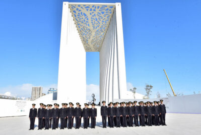 DİN-in hərbi qulluqçuları və polislər Zəfər parkında - VİDEO