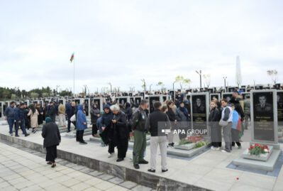 Azərbaycan xalqı Vətən müharibəsi şəhidlərini anır - FOTOLAR