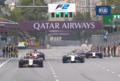 "Formula 2": sprint yarışının qalibi bəlli oldu - FOTOLAR