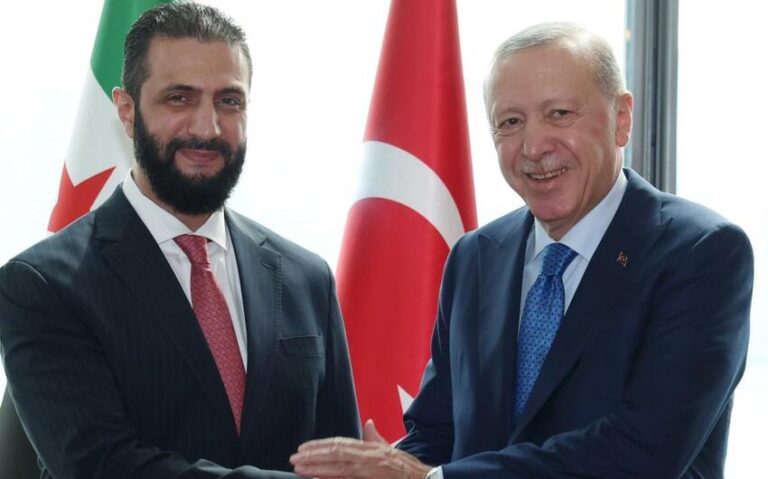 Ərdoğan Şara ilə danışıqlar apardı - FOTO