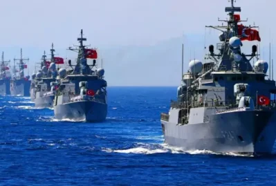 Türkiyə hərəkətə keçdi: Hərbi gəmilər Qəzzaya doğru irəliləyir - VİDEO