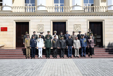 Hərbi attaşelər Heydər Əliyev adına Hərbi İnstitutda - VİDEO