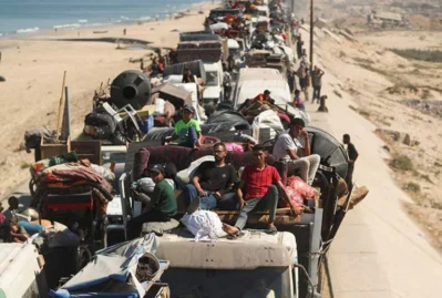 300 mindən çox fələstinli Qəzza şəhərini tərk etdi