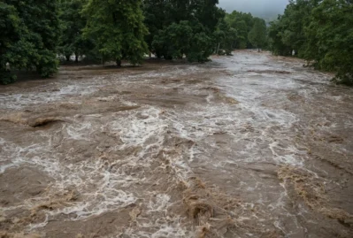 Qəbələdə güclü leysan selə səbəb oldu – VİDEO