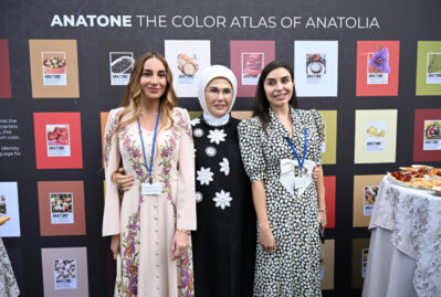 Leyla və Arzu Əliyevalar Nyu-Yorkda sərgidə - Foto