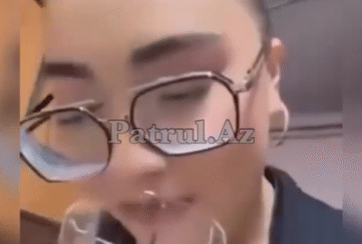 Stəkana tüpürüb müştərilərə çay süzən qız belə cəzalandırıldı - VİDEO