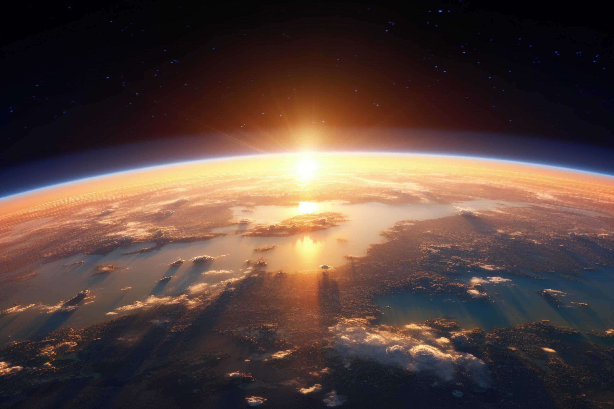 photorealistic earth planet scaled
