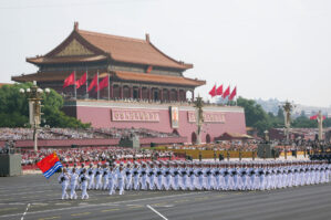 Çindəki paraddan görüntülər - VİDEO