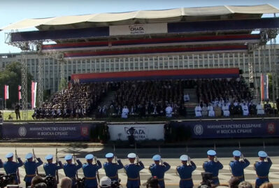 Kərim Vəliyev Belqraddakı hərbi paradda... - FOTOLAR