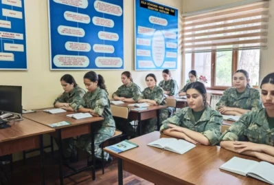 Azərbaycanda ilk dəfə qadın hərbi həkimlər hazırlanacaq - FOTOLAR