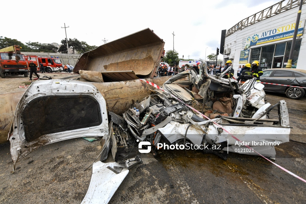 Dəhşətli qəzada ölən “KamAZ” sürücüsünün FOTOSU