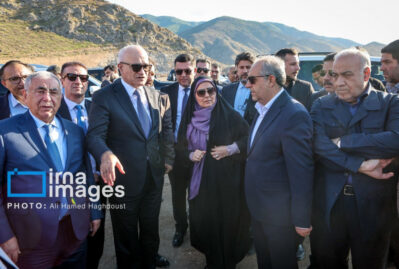 Şahin Mustafayev Araz dəhlizində - FOTO