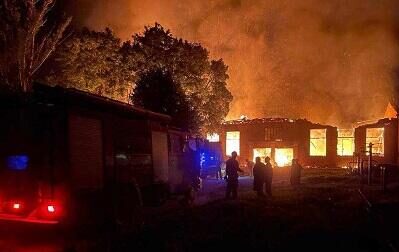 “Lukoyl”un Smolenskdəki neft bazası vuruldu - VİDEO
