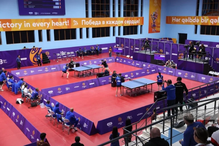 III MDB Oyunları: stolüstü tennisçilərimiz gümüş medal qazandı - FOTOLAR