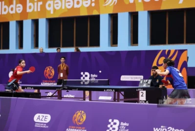 III MDB Oyunları: stolüstü tennisçimiz finalda - FOTOLAR