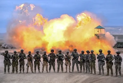 6 ölkənin xüsusi təyinatlıları Bakıda: təlim davam edir - FOTO