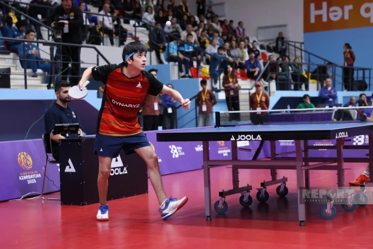 III MDB Oyunları: stolüstü tennis yarışlarının qalibi müəyyənləşdi - FOTOLAR