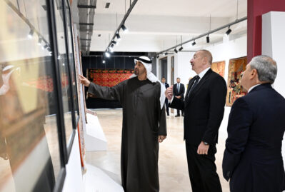 Prezidentlər Milli Xalça Muzeyinin Şuşa filialında - FOTOLAR