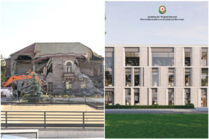 Xankəndidə sökülən binanın yerində bu idarə olacaq - FOTOLAR