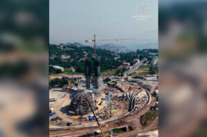 Yeni Şuşa məscidi belə inşa olunur - VİDEO