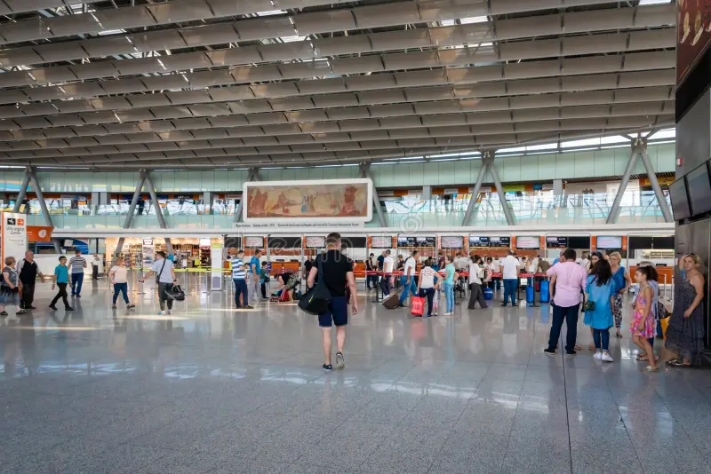 yerevan armenia july yerevan zvartnots international airport architecture passengers departure area zvartnots international 158022861