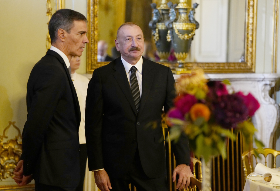 İlham Əliyev Kopenhagendə ziyafətdə... - FOTOLAR