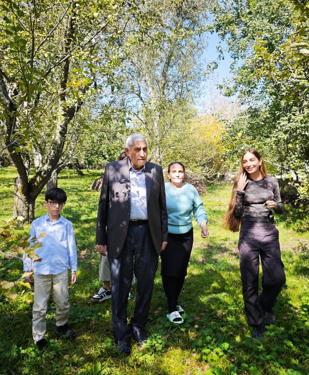 Arzu Əliyeva bu ailənin qonağı oldu – FOTOLAR