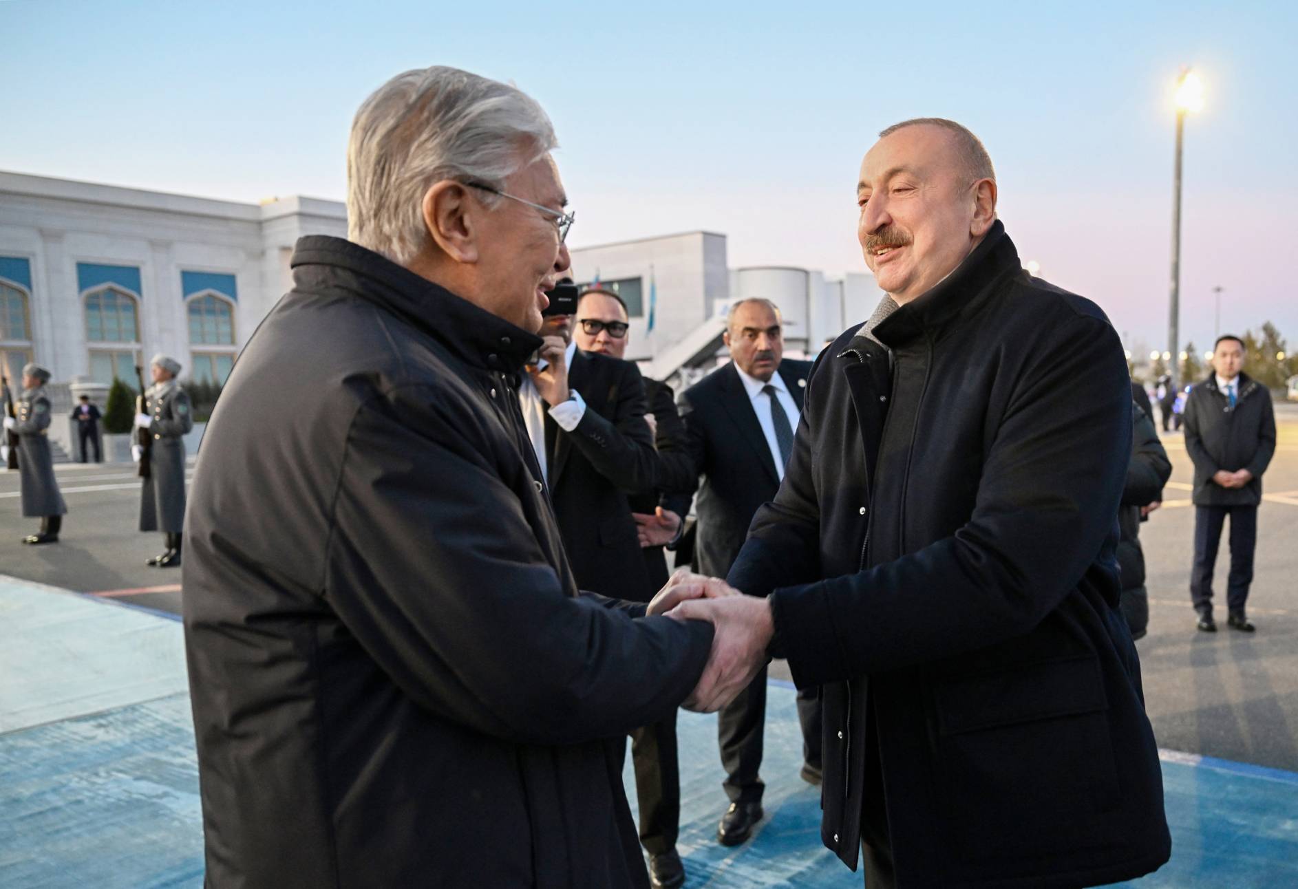 İlham Əliyevin Qazaxıstana dövlət səfəri başa çatıb – FOTOLAR