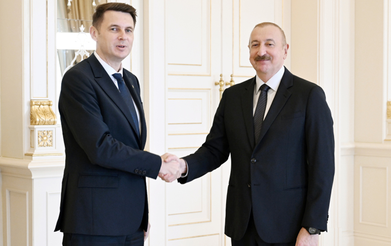 Prezident Mirça Abrudeanı qəbul etdi – FOTOLAR